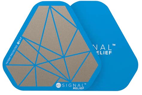 Signal relief patch - Powerful, reusable relief. Signal Relief is an innovative wellness product that helps to reduce the impact of pain 100% drug-free. Inside the Signal Relief Patch, patented technology is designed to work alongside the body's natural electrical system to pick up messages of discomfort.